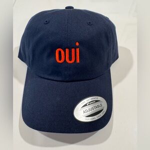 The Classic Navy Dad Cap with Oui Embroider